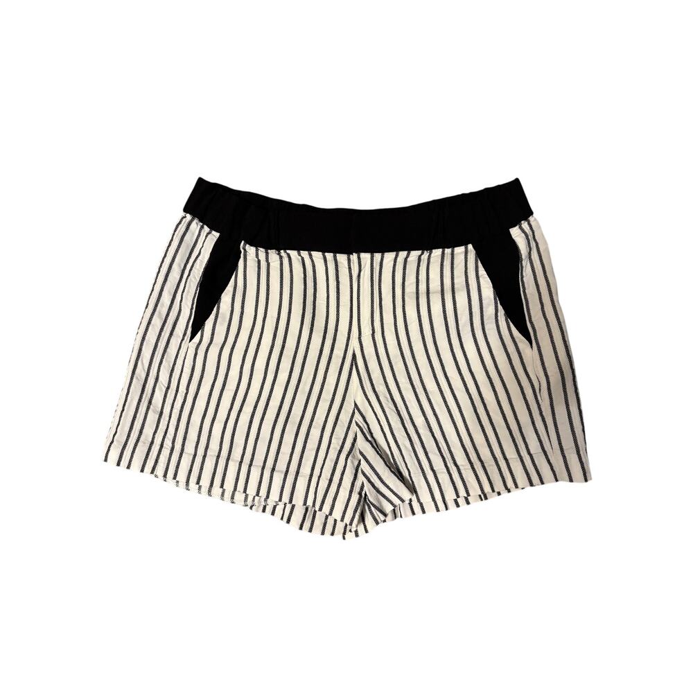 Maje stripped shorts size 2